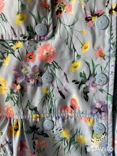 Плащ на девочку размер 122