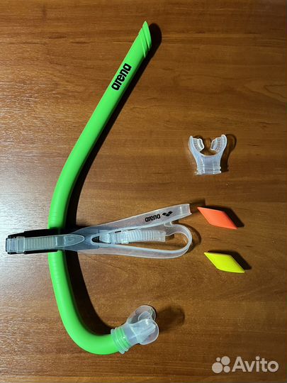 Трубка для плавания arena swim snorkel pro 3