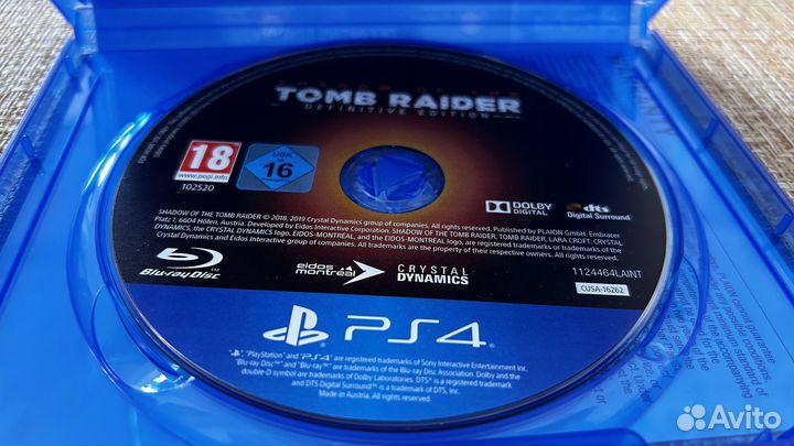 Tomb raider definitive edition ps4 диск