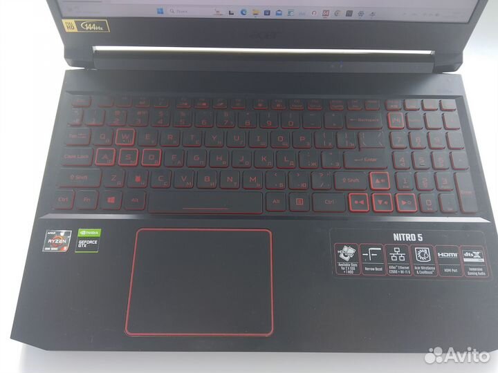 Игровой ноутбук Acer Nitro 5 AN515-44