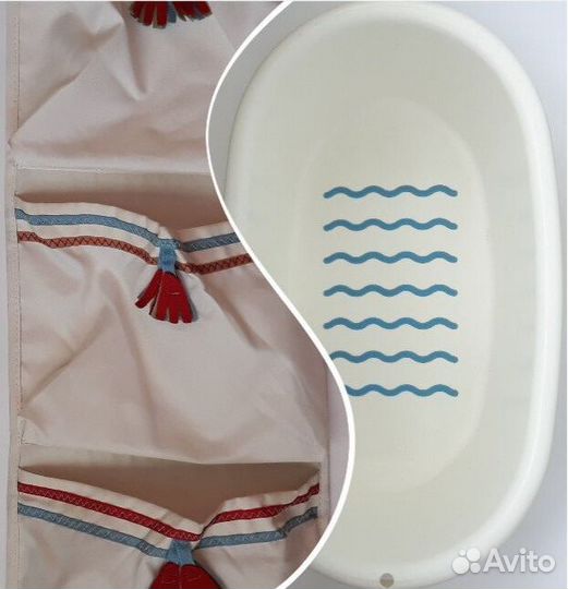 Ванна и подвесные карманы IKEA