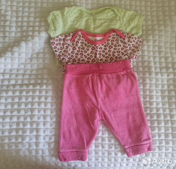 Одежда для девочки пакетом 62-68, 74