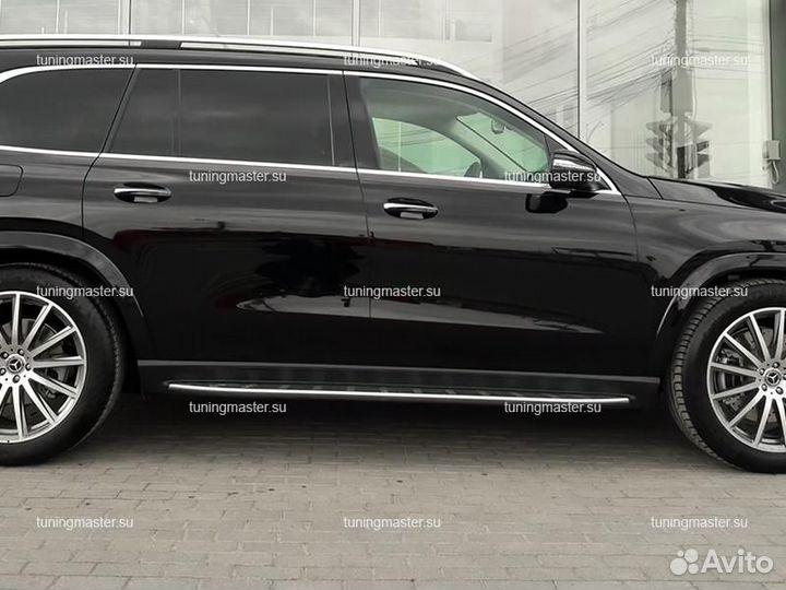 Пороги боковые для Mercedes Benz GLS X167