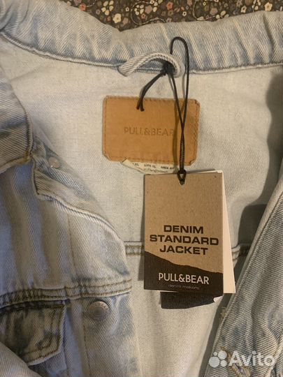 Джинсовая куртка pull & bear