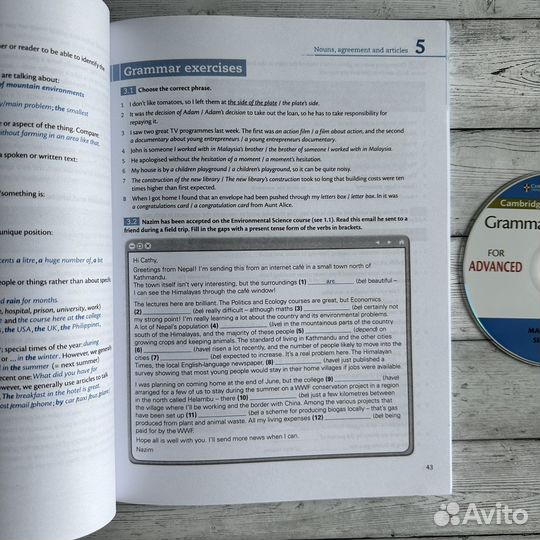 Grammar and vocabulary for advanced