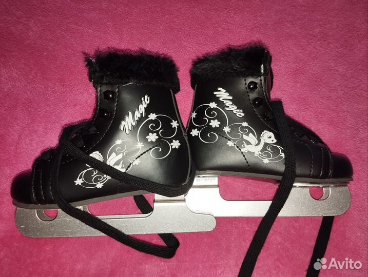 Коньки с двойным лезвием