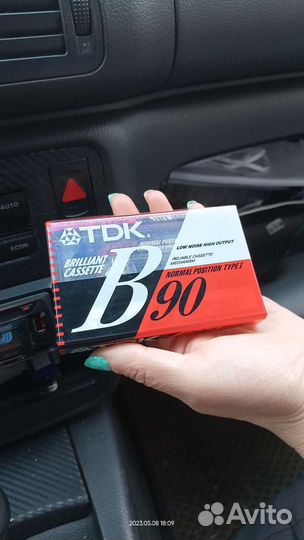 Аудиокассета tdk b 90 запечатанная