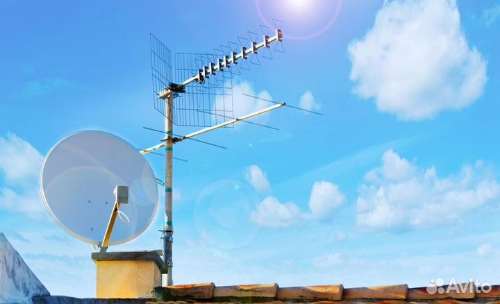 Ремонт телевизоров в Курске на дому, антенны спут