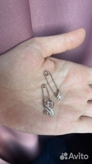 Булавки серебро