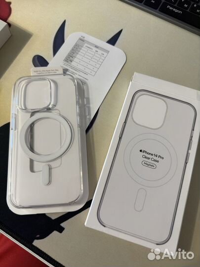 Чехол iPhone 14 pro Clear Case MagSafe