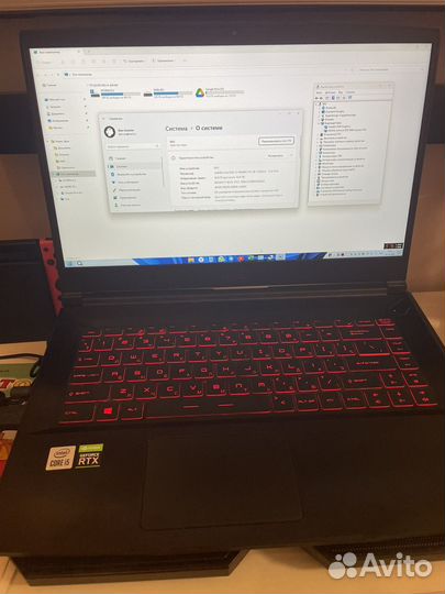 Ноутбук MSI с RTX 3060
