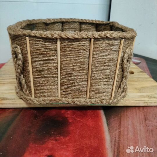 Лукошко ручной работы