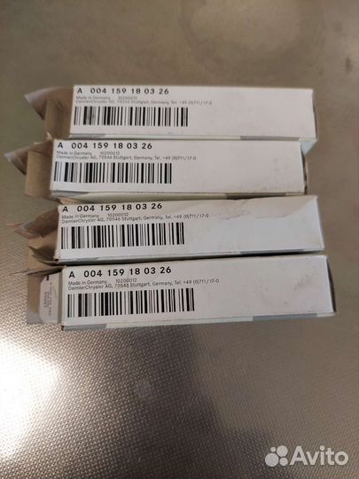 Свечи зажигания оригинальные 4 шт