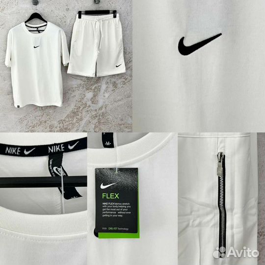 Костюм летний Nike шорты+футболка