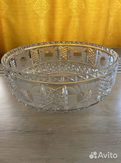 Салатник хрустальный