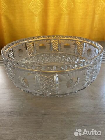 Салатник хрустальный