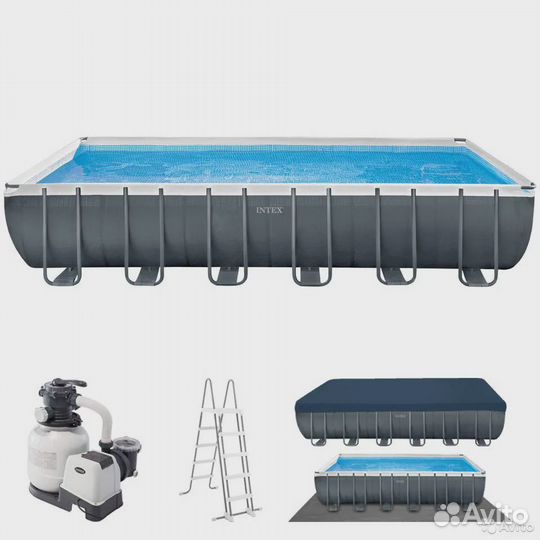 Каркасный бассейн intex 26364 732х366х132 см