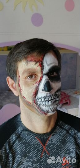 Проф аквагрим на Хэллоуин