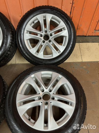 Колеса Mercedes зима шипы nokian 225/55R17 ориг