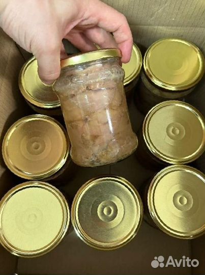 Тунец в соку кусочки атлантический, оптом