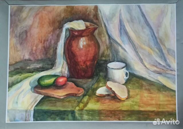 Картина акварель натюрморт