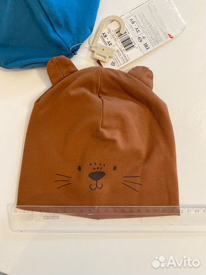 Шапочки для мальчика 40 и 44 размер