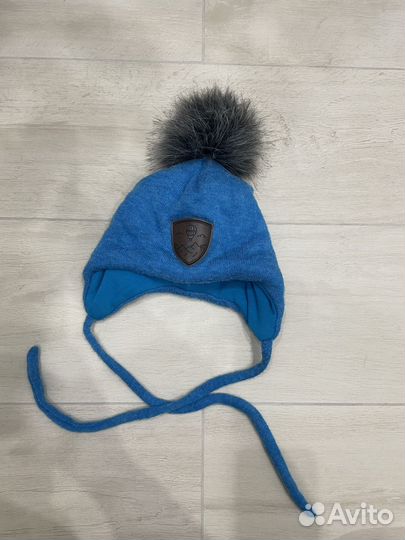 Шапка зимняя для мальчика, размер 48-50