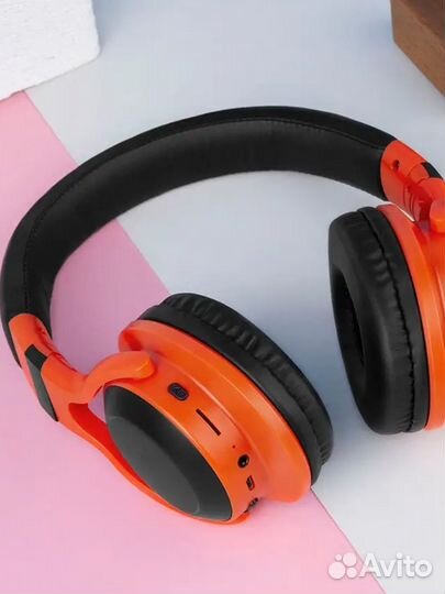 Наушники с микрофоном Rombica BH-15 Orange