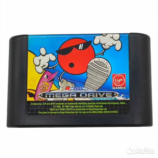 Картридж Sega MegaDrive Cool Spot в боксе, б/у