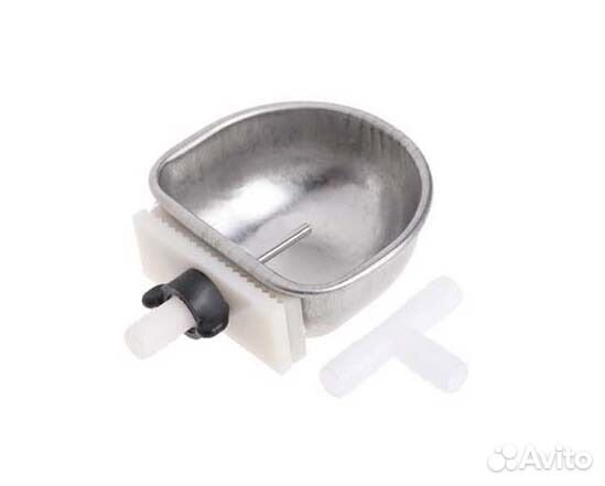 Поилка для кроликов металлическая ниппельная