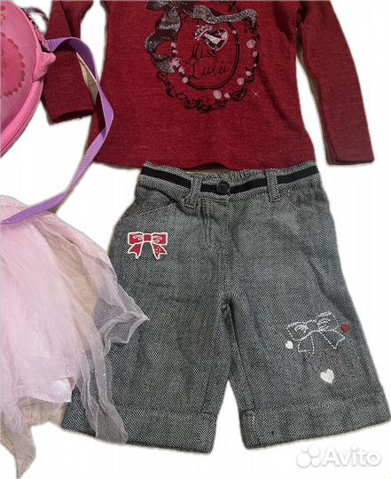 Одежда на девочку пакетом 2/3 года 98см