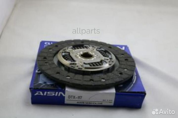 Aisin DTX-117 Диск сцепления toyota corolla/sprint