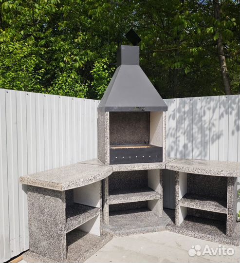 Мангальная зона под ключ/доставка/установка