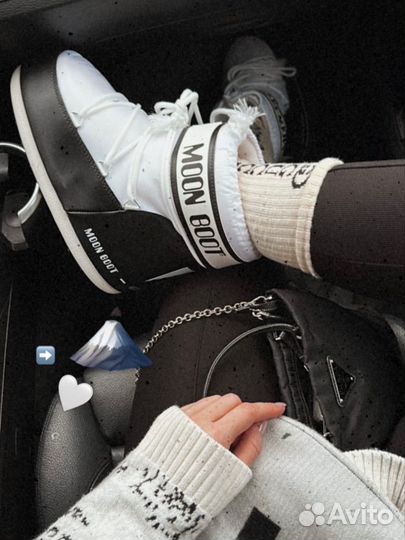 Луноходы Moon Boot White