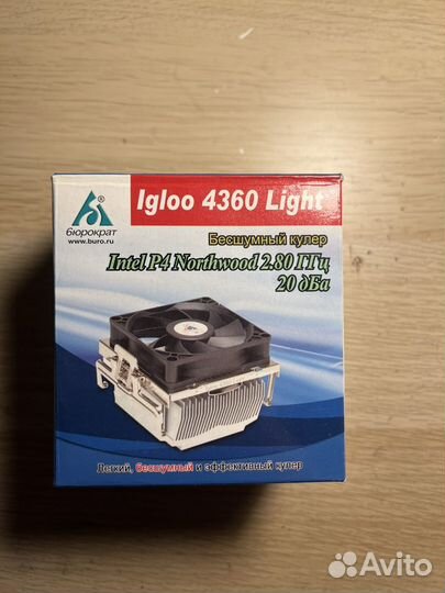 Кулер для процессора GlacialTech Igloo 4360 light