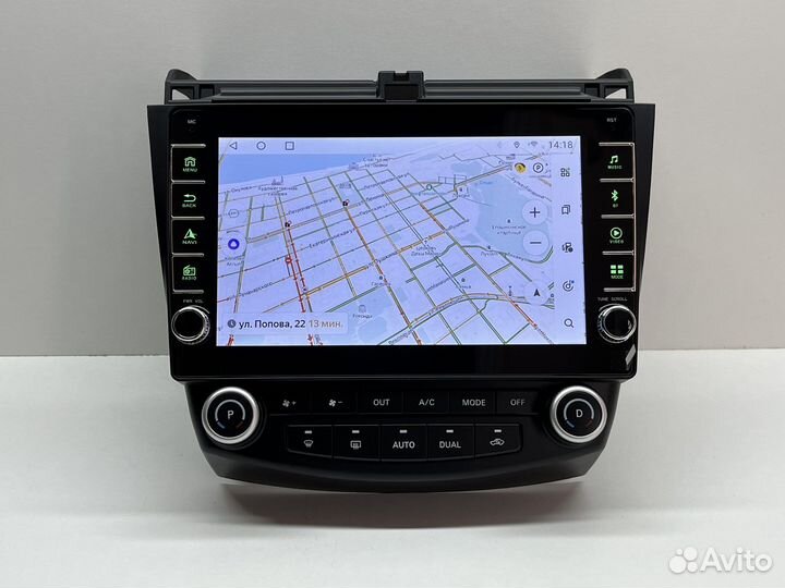 Магнитола Хонда Аккорд 7 + физические кнопки