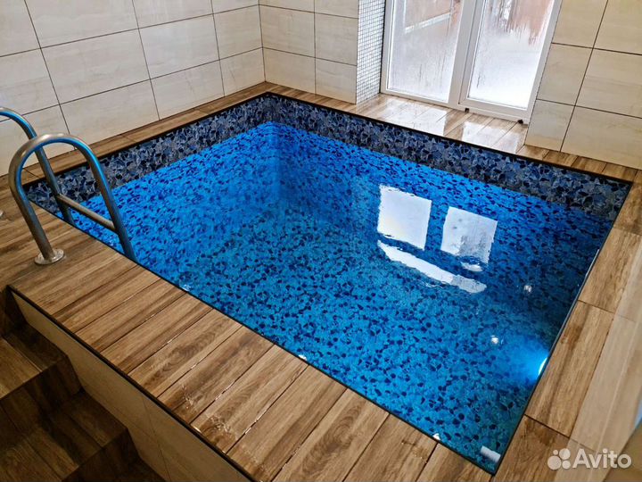 Сауна с тёплым бассейном в Энгельсе