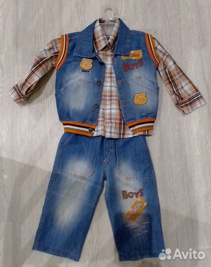 Детский костюм тройка размер 80