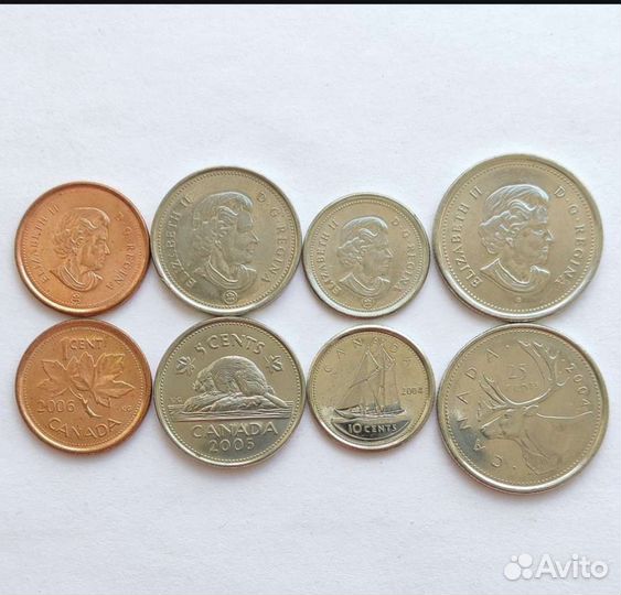 Набор монет канада