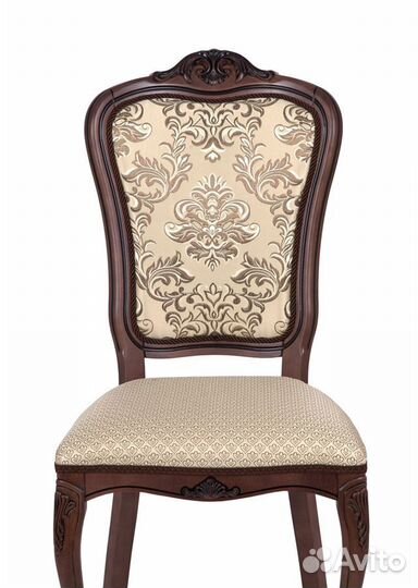 Стул Виконт (тон 317+патина чёрная/Агата серая)