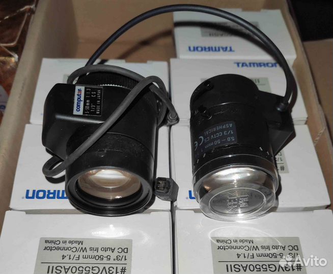 Объектив (5-50мм) Computar, Tamron, Кожух-сфера