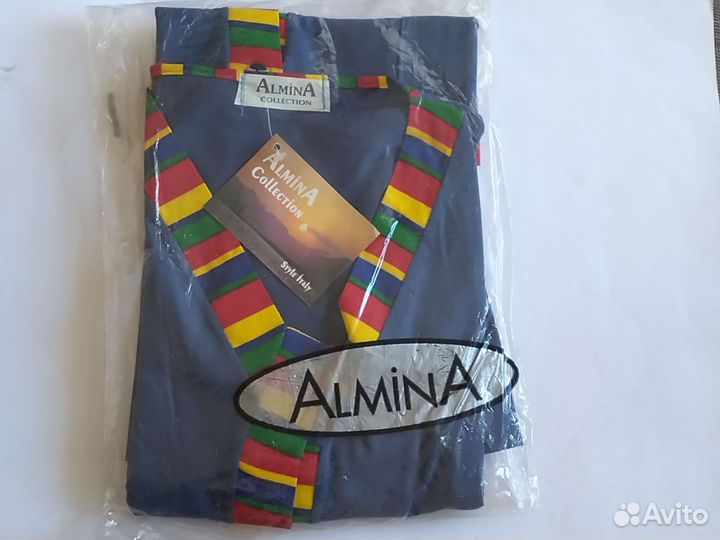 Халат женский 44 46 на пуговицах хлопок Турция