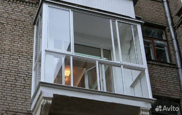 Остекление балконов и лоджий под ключ C4290