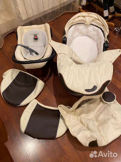 Коляска camarelo 3 в 1