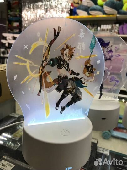 Светильник 3D аниме