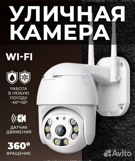 Камера видеонаблюдения wifi уличная