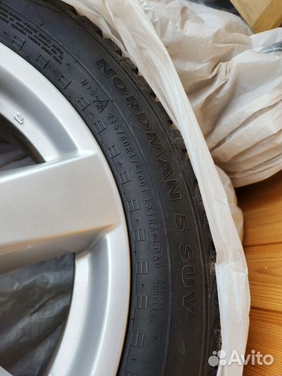 Колеса в сборе r17 зимние 5 114.3