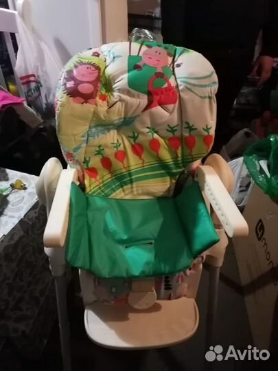 Стульчик для кормления chicco polly 2 в 1