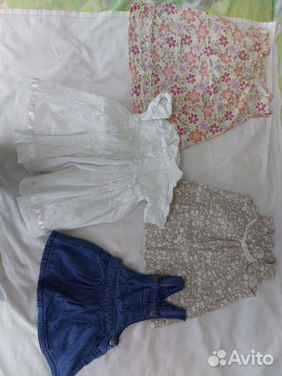 Вещи пакетом для девочки 74 80