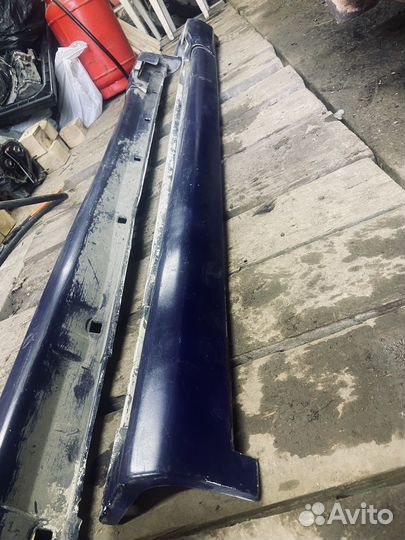 Накладки порогов subaru legasy be5